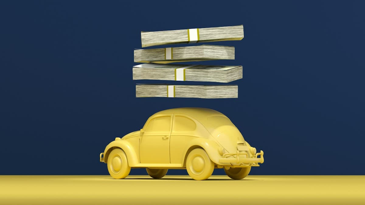 Vehicle insurance and financial protection concept